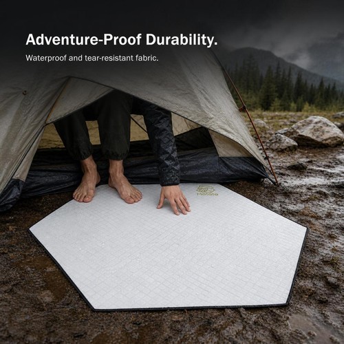 Tent groundsheet hexagonal for - tent,