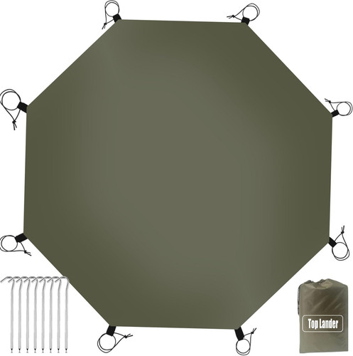 Camping groundsheet octagonal - groundsheet,