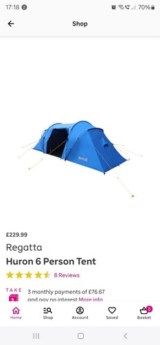 Regetta huron man tent - regetta,