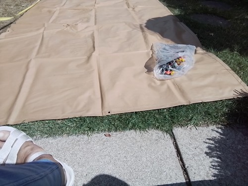 Ground sheets for tents - ground,
